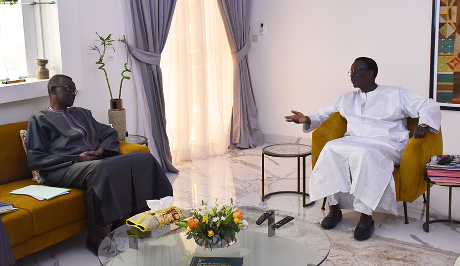 AUDIENCE ACCORDEE AU MEDIATEUR DE LA REPUBLIQUE PAR MONSIEUR LE PREMIER MINISTRE, AMADOU BA